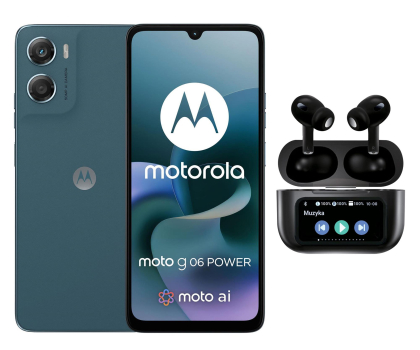 Smartfon / Telefon Motorola moto g06 power 4/64GB Tapestry 90Hz + Smart Buds Pro